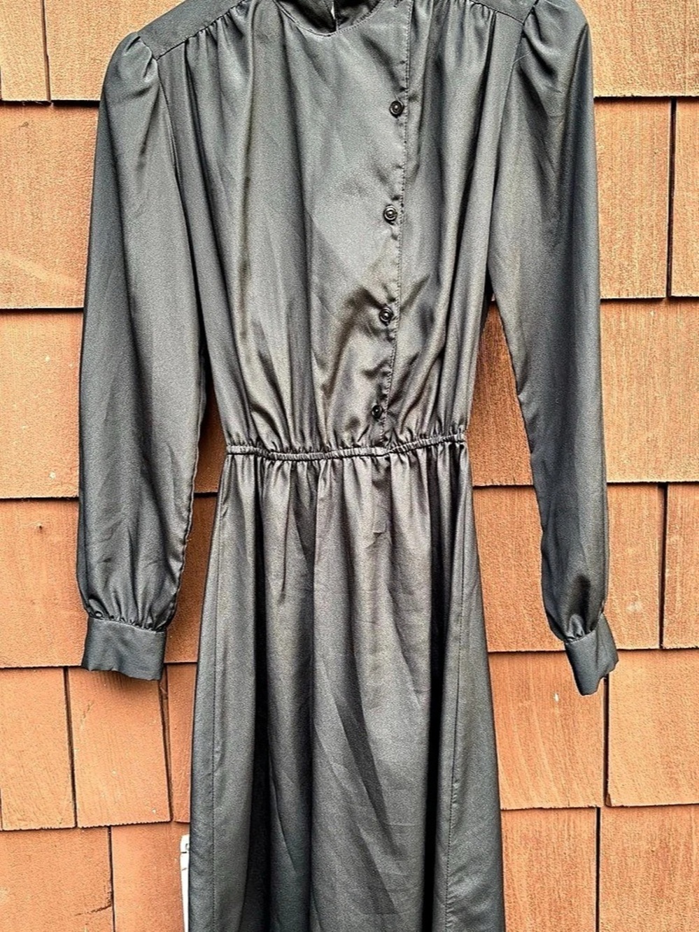 Vintage Carol Anderson black Midi Dress small